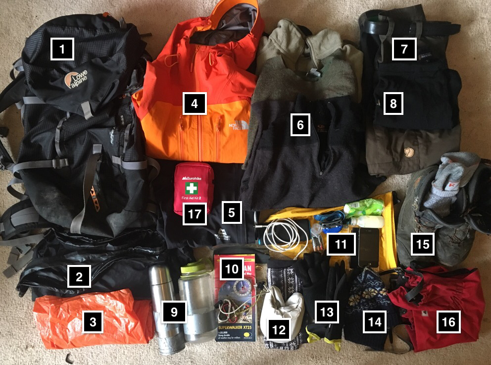 What to take? Hillwalking in Autumn in Scotland