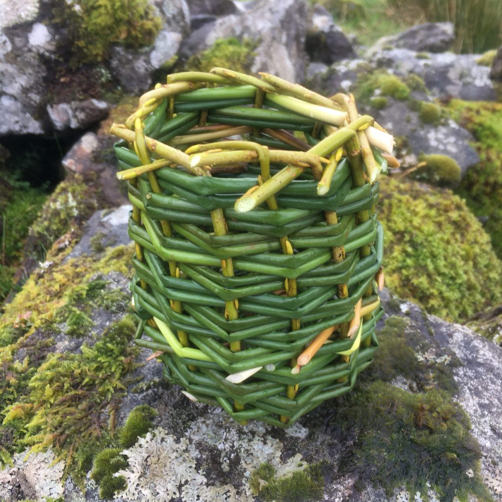 Weave while you walk – how to make baskets!