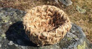Making a Woven Coiled Basket